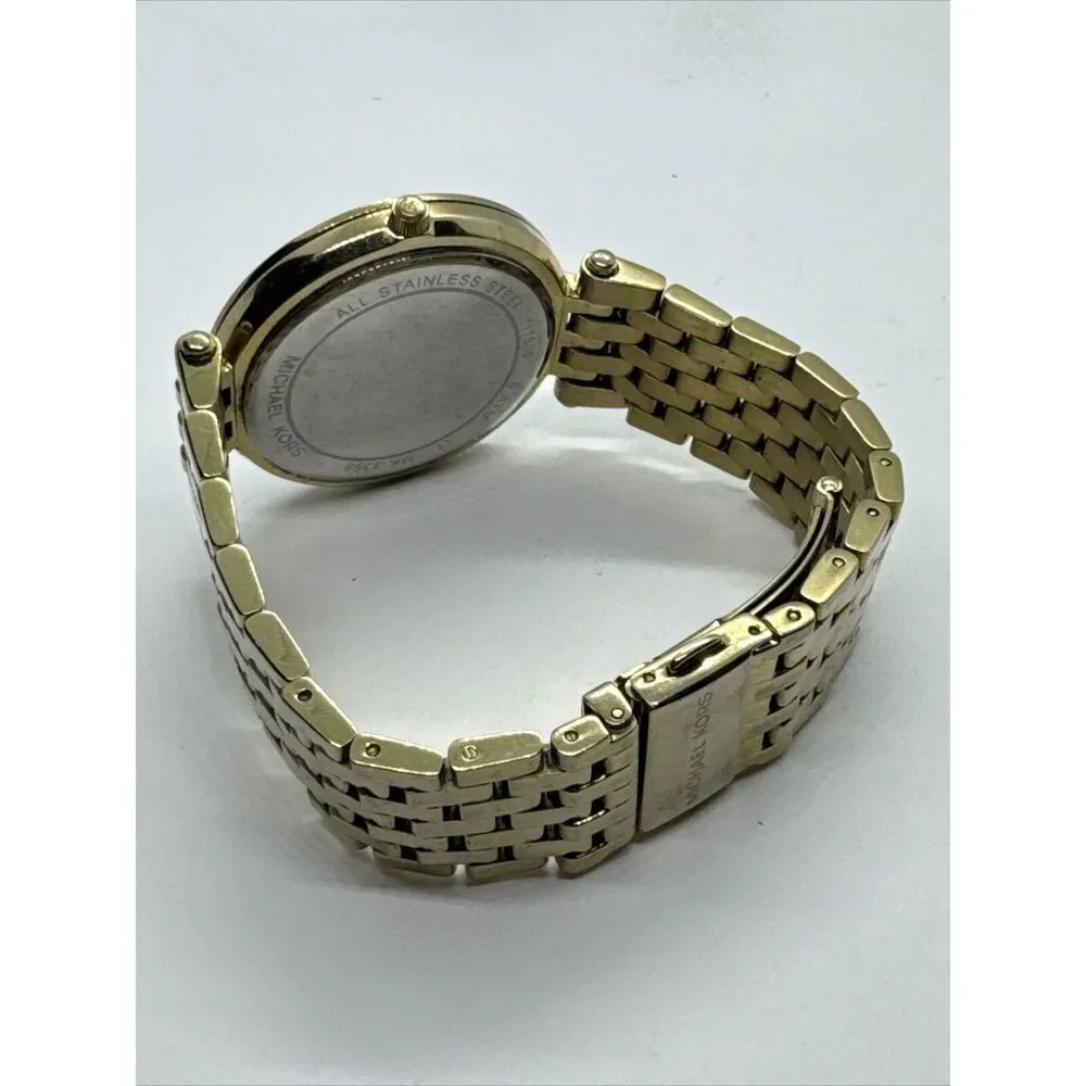 Michael Kors MK3398 Women's Gold Stainless Steel Analog Dial Quartz Watch JNA642